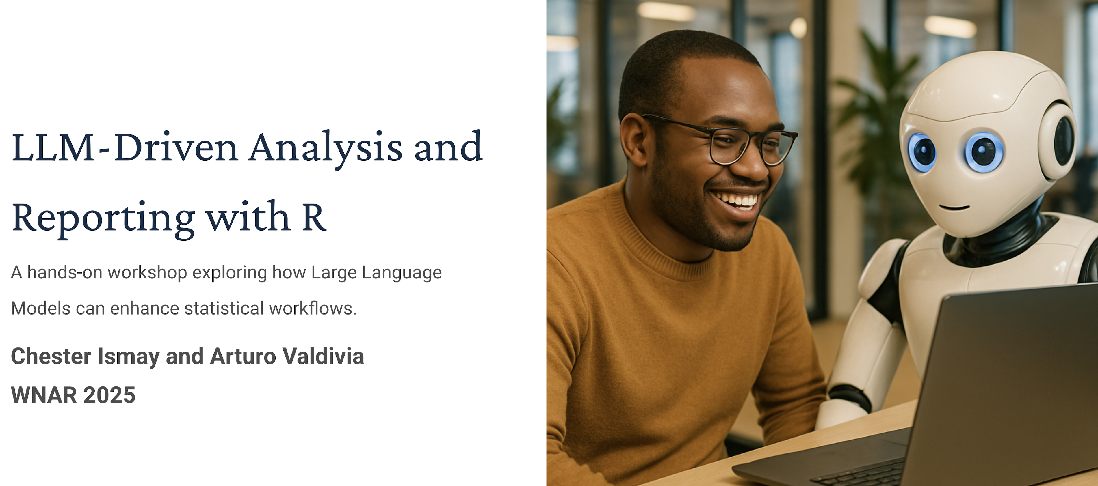 LLM-Driven Analysis and Reporting with R